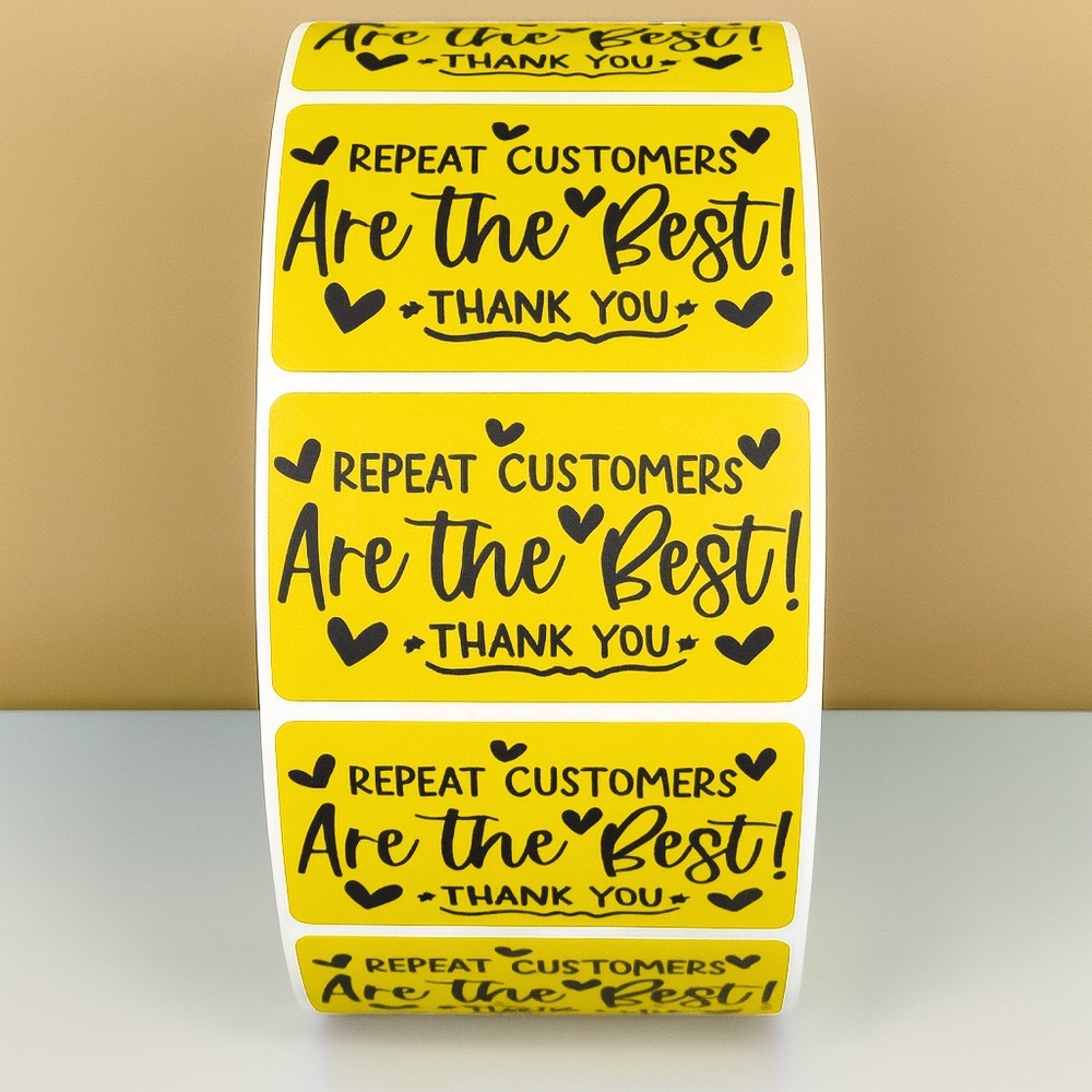 Repeat Customers Are the Best Stickers – Thank You Labels for Small Business - Picture 10 of 11